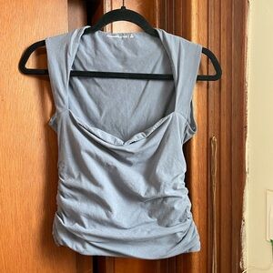 Abercrombie & Fitch Ava Top Blue/grey